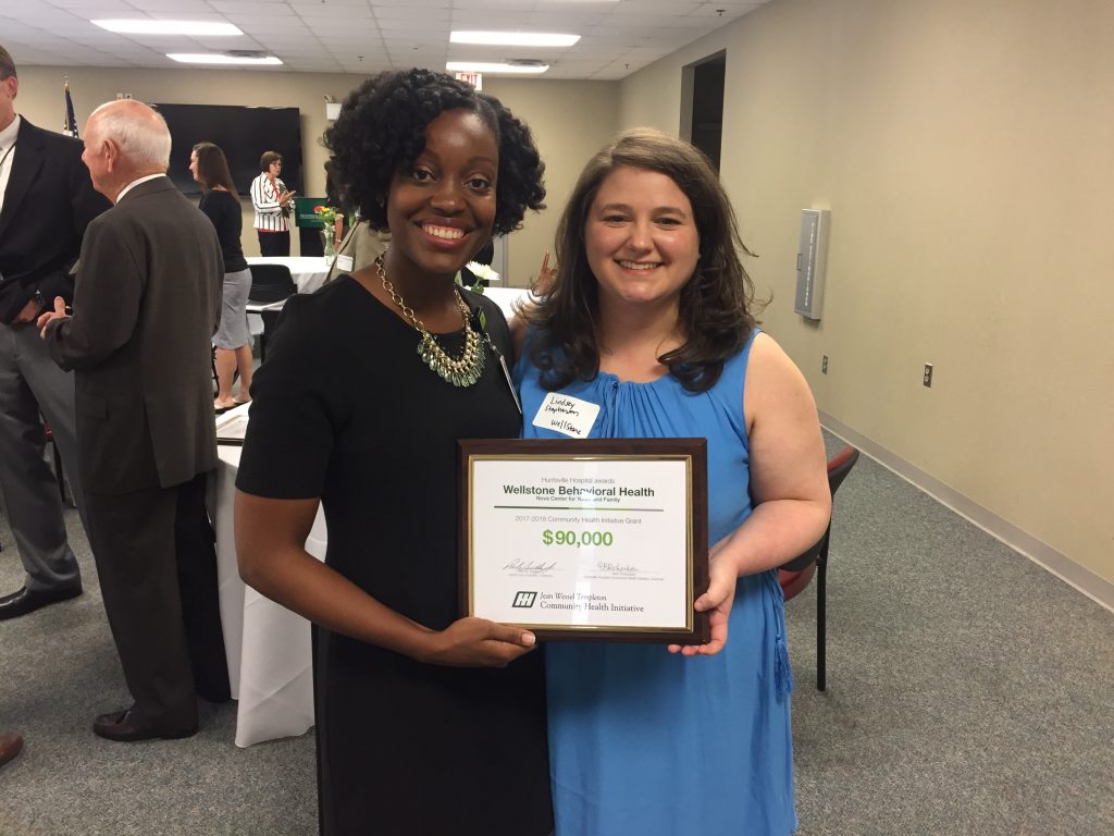 Jasmine Davis, School Services Manager (left) and Lindsey Stephenson, (right), Nova Center Director, both from the Nova Center for Youth & Family